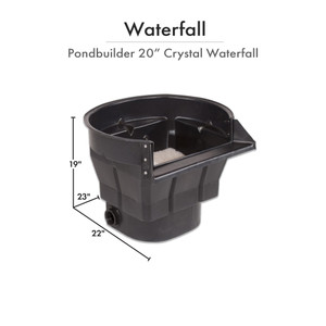 PondBuilder Crystal 4000 15' x 25' EPDM Pond Kit- MDP4