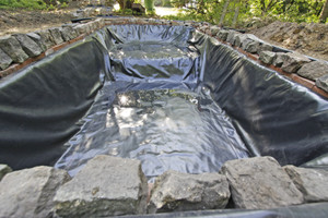 18' x 45' 20-Mil LLDPE Pond Liner - HOPLDP18X45-20