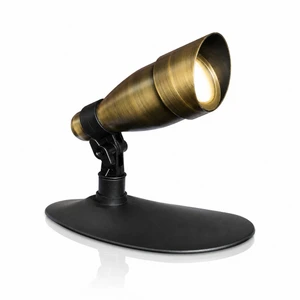 LumiNight Pond and Landscape Lighting - Brass 9-Watt Color Changing Light (Add-On, Transformer Not Included) - BS-CCSL9W