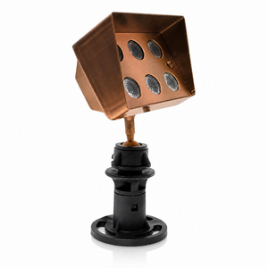 LumiNight Pond and Landscape Lighting - Bronze 6-Watt LED Bronze  Flood Light (Add-On, Transformer Not Included)