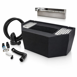Half Off Ponds STE12-BK Steel Elegance 12" Color Changing Stainless Steel Kit - STE12-BK