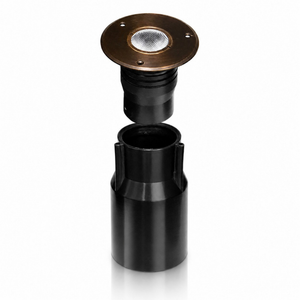 LumiNight Pond and Landscape Lighting - Bronze 3-Watt LED Bronze Well Light (Add-On, Transformer Not Included)