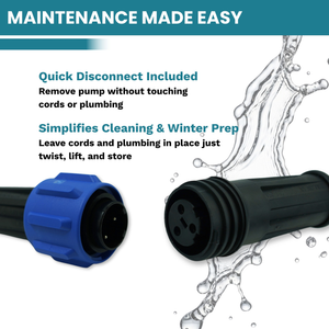 Aqua Pulse Submersible Pond Pump Quick Disconnect