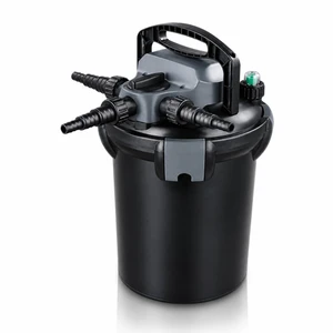 Pressure Filter with Handle 9-Watt UV for Ponds to 1,000 Gallons - HOPBP-1000H