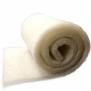 Poly Fiber Filter Media Pads – 1.25" & 2" Thick (Multiple Pre-Cut & Bulk Sizes)