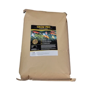Grow Pro Koi and Goldfish Food – 5mm Floating Pellets (5, 10, 20, 30 & 50 lb Bags)