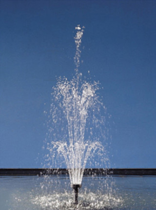 Tier Fountain Pattern - cascading multi-level water spray