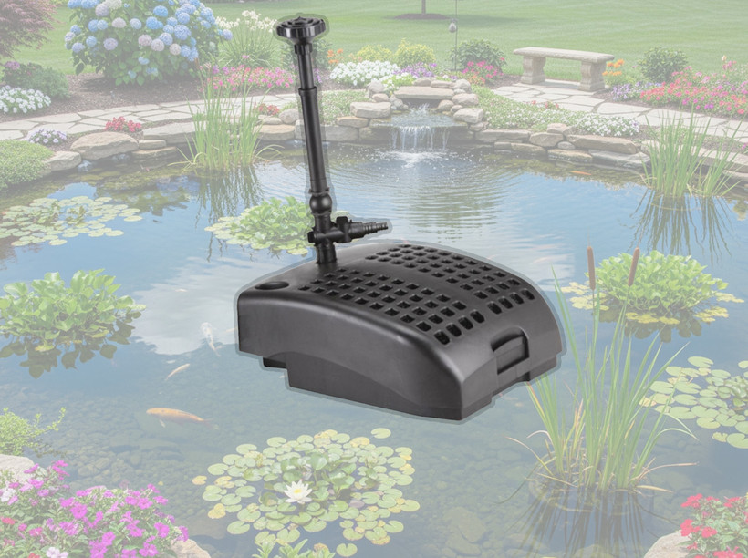 Sting Ray SR1200 All-In-One Pump UV Clarifier Filter and Fountain Set