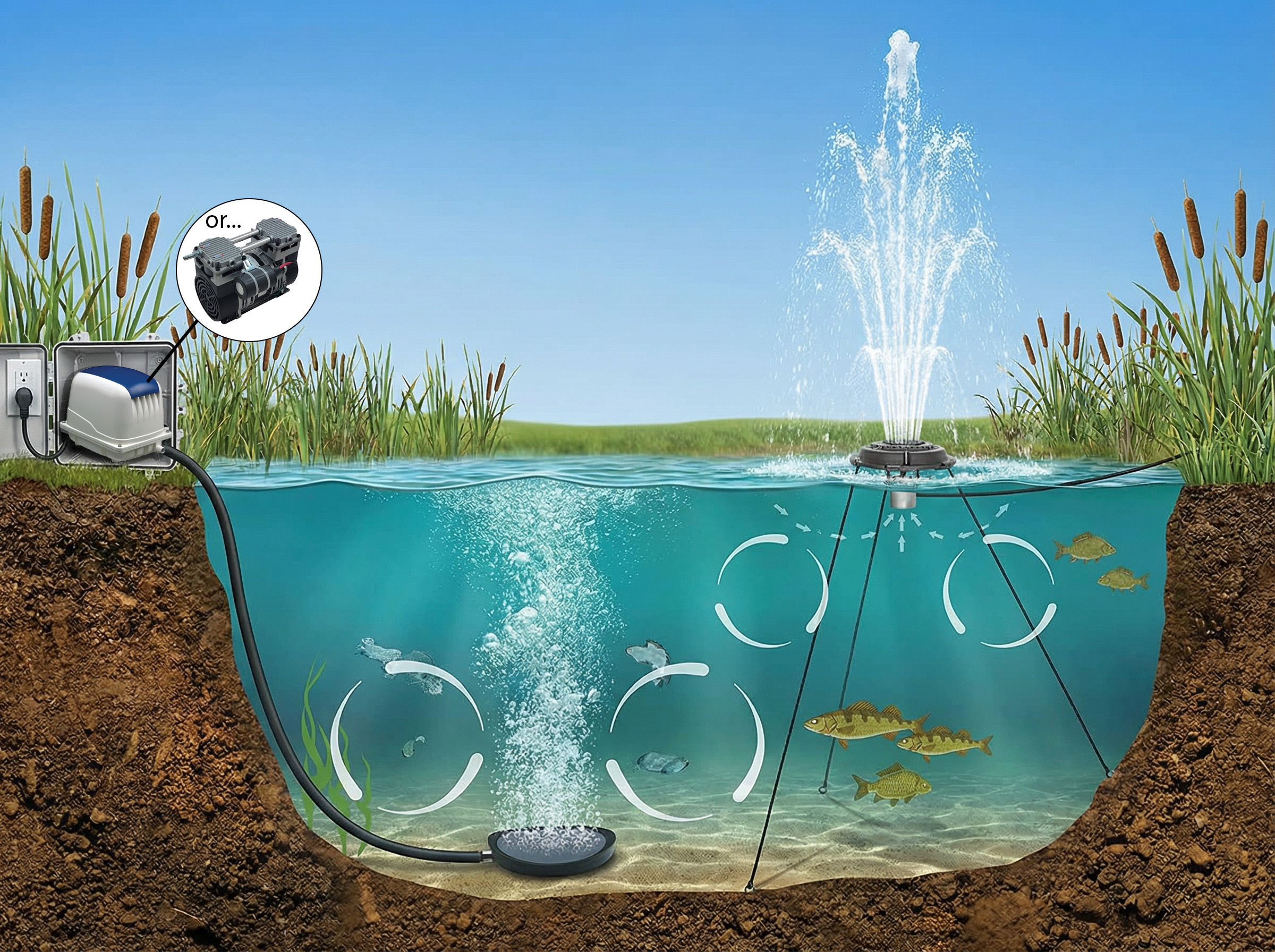 Benefits of Pond Aeration picture