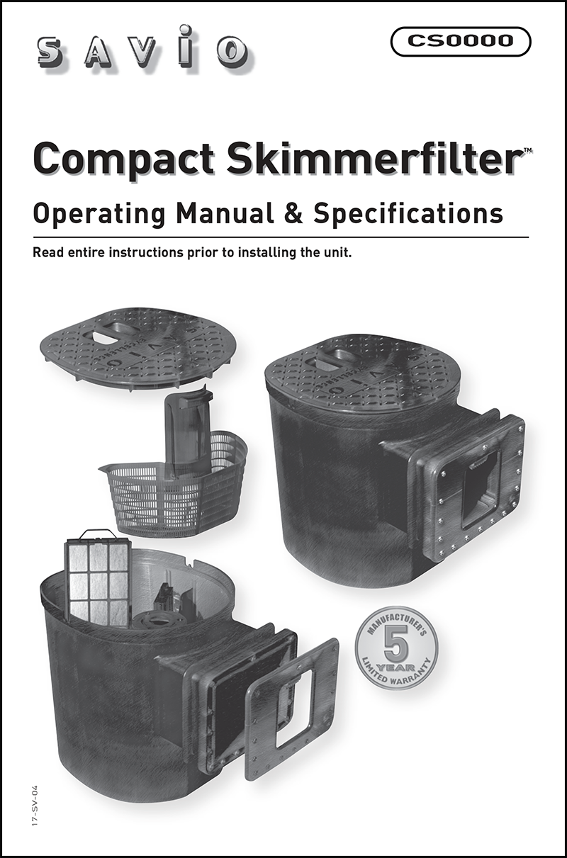 Compact Skimmerfilters Manual