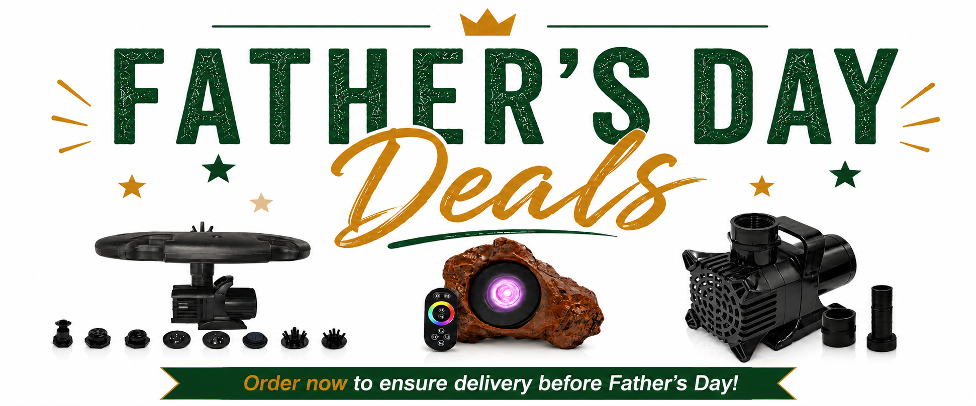 Father's Day Sale at Half Off Ponds