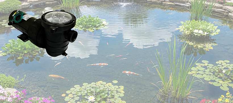 Aqua Pulse external inline pond pump for large ponds