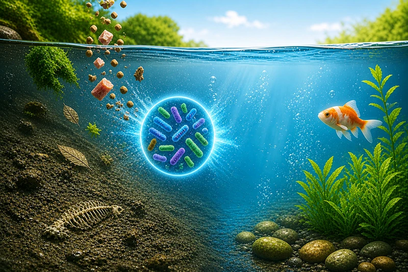 Multi-strain Bacillus bacteria and enzyme formula