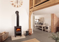 Woodwarm Phoenix Fireblaze 6kW - Eco Design Ready Stove / Tall (Log Store underneath)