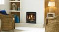 Gazco Logic HE Logs - Conventional Flue Gas Fire - Complete Front / Log Fuel Bed / Vogue Front