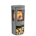 Contura 556 Style - Wood Burning Stove / Grey / Painted Aluminium Top