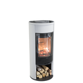 Contura 610G Style - Wood Burning Stove / White / Glass Top