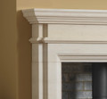 Penman Collection Mantel Teramo 57" Agean Limestone