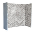 Penman Collection Herringbone Iced Grey Chamber