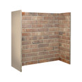 Penman Collection Red Ceramic Brick Bond Chamber