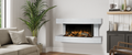 Aura e-lectra Cubbington 1350mm - Electric Fireplace Suite