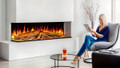 Celsi Electriflame DLX 1250 Electric Fire - Midnight Edition
