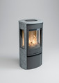 Contura 956T Style - Wood Burning Stove - Grey with Soft Close Base Door