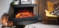 Solution Fires Sheringham Electric Suite - With Base