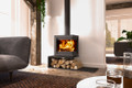 Dik Geurts Bora Corner Wood Burning Stove