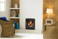 Gazco Logic HE Logs - Balanced Flue Gas Fire - Complete Front