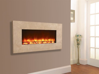 Celsi Electriflame XD 1300 Travertine - Wall Mounted Electric Fire