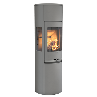 Contura 596 Style - Wood Burning Stove / Grey / Painted Aluminium Top