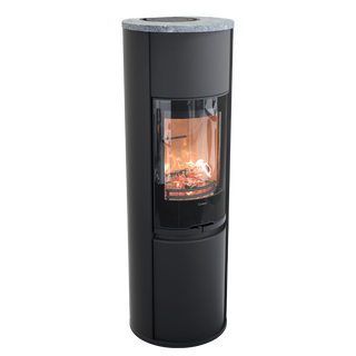 Contura 690G Style - Wood Burning Stove / Black / Soapstone Top