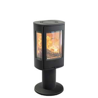 Contura 886 Style - Wood Burning Stove / Black / Painted Aluminium Top