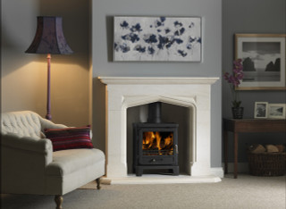 Penman Delamere 54" Portuguese Limestone Mantel
