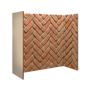 Penman Collection Rustic Herringbone Brick Chamber