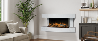 Evonicfires e-lectra Cubbington 1350mm - Electric Fireplace Suite