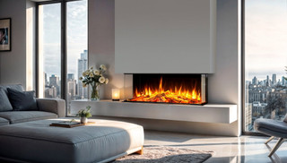 Celsi Electriflame DLX 1000 Electric Fire - Midnight Edition