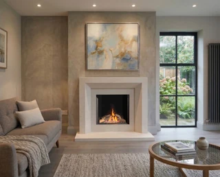 Penman Collection Mantel Malton 53" Agean Limestone