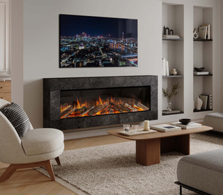 Aura e-Lectra Chiswick 1500 - Electric Fireplace Suite
