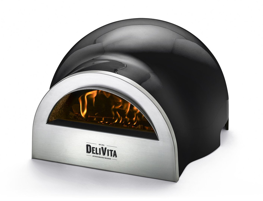Delivita Deluxe Complete Collection - Outdoor Pizza Oven / Very Black