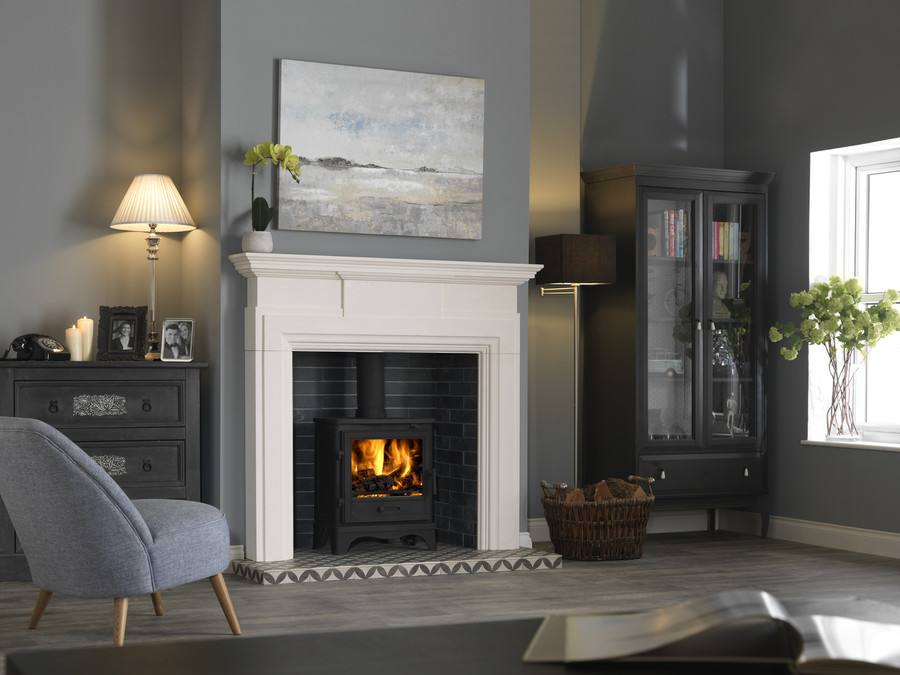 Penman Hadley 56" Agean Limestone Mantel