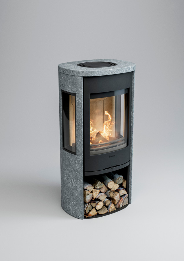 Contura 956T Style - Wood Burning Stove - Black