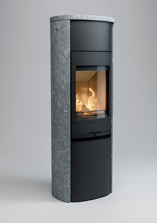 Contura 990T Style - Wood Burning Stove - Black