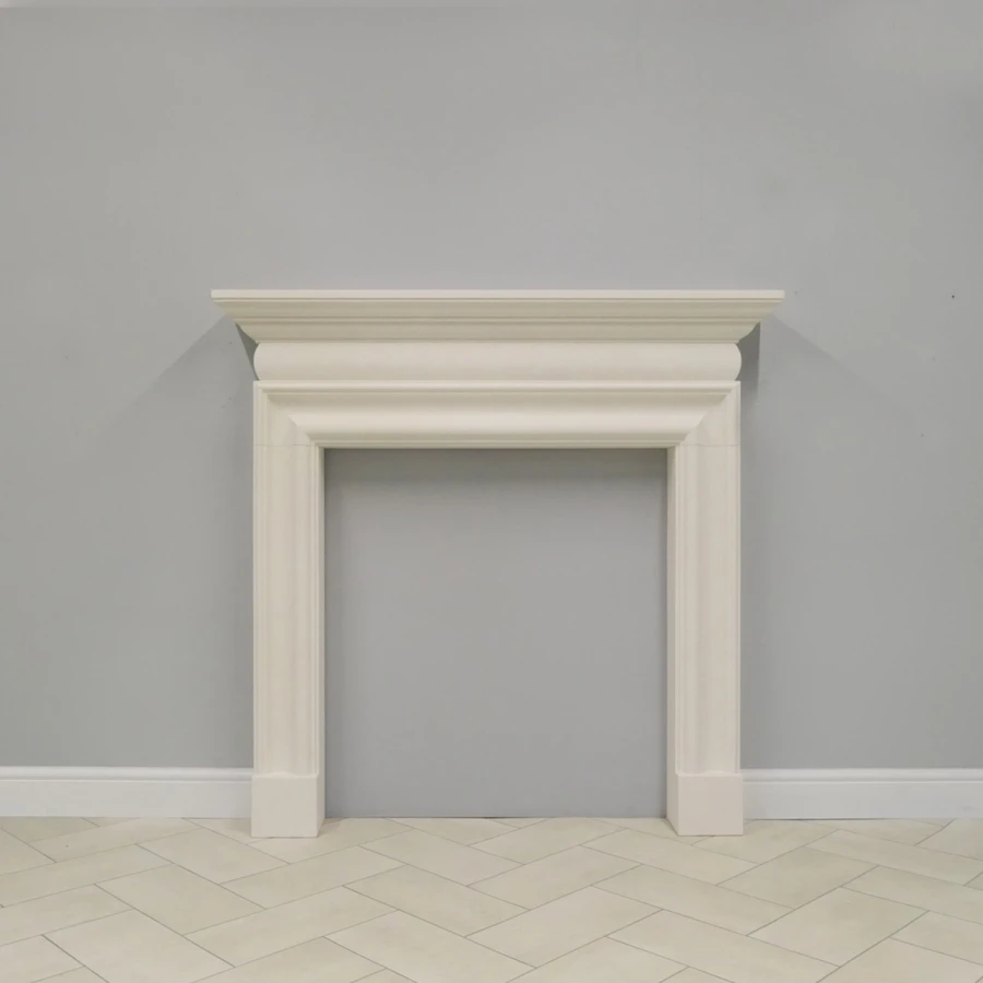 FDC Pembroke Bolection Mantel - Aegean Limestone