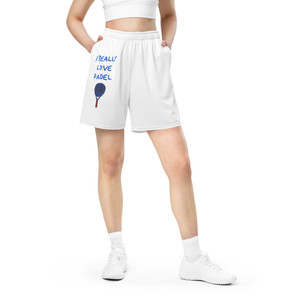 I Really Love Padel Unisex mesh shorts I Really Love Padel Unisex mesh shorts