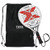 NOX Padel Racquet Set - Exclusive Series, White - Red, Standard