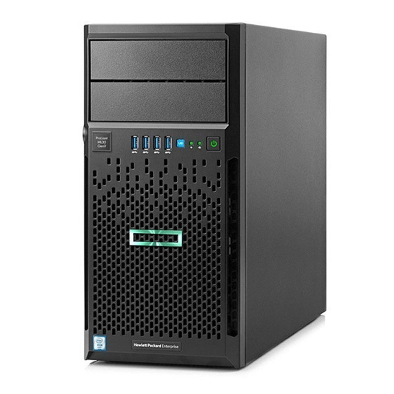 サーバー HPProLiant ML30 Gen9 Xeon E3-1240Lv5 8GB HP ProLiant ML30 Gen9 8 Bay SFF Tower Server - 1x Intel X…