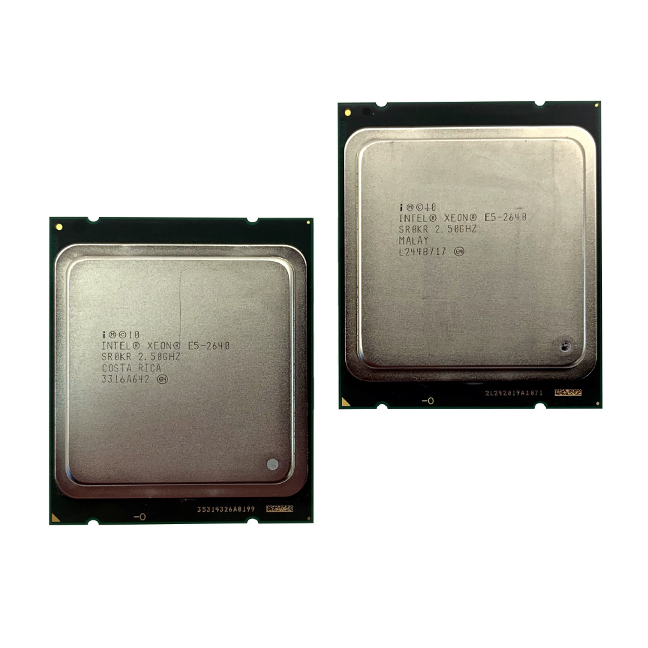 2x Intel Xeon E5-2640 Processors - 2.50 GHz - 6 Cores Each - 12