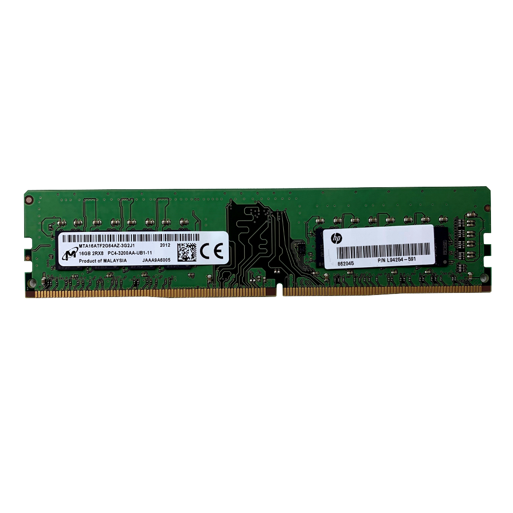 16GB PC4 (DDR4) 3200 MHz 3200AA-U 2Rx8 Memory - Micron